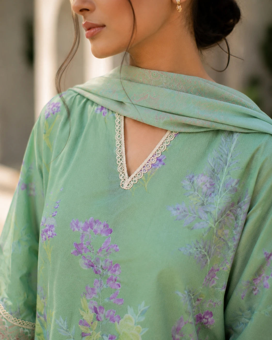 The Pistachio Bloom Ensemble detail 3