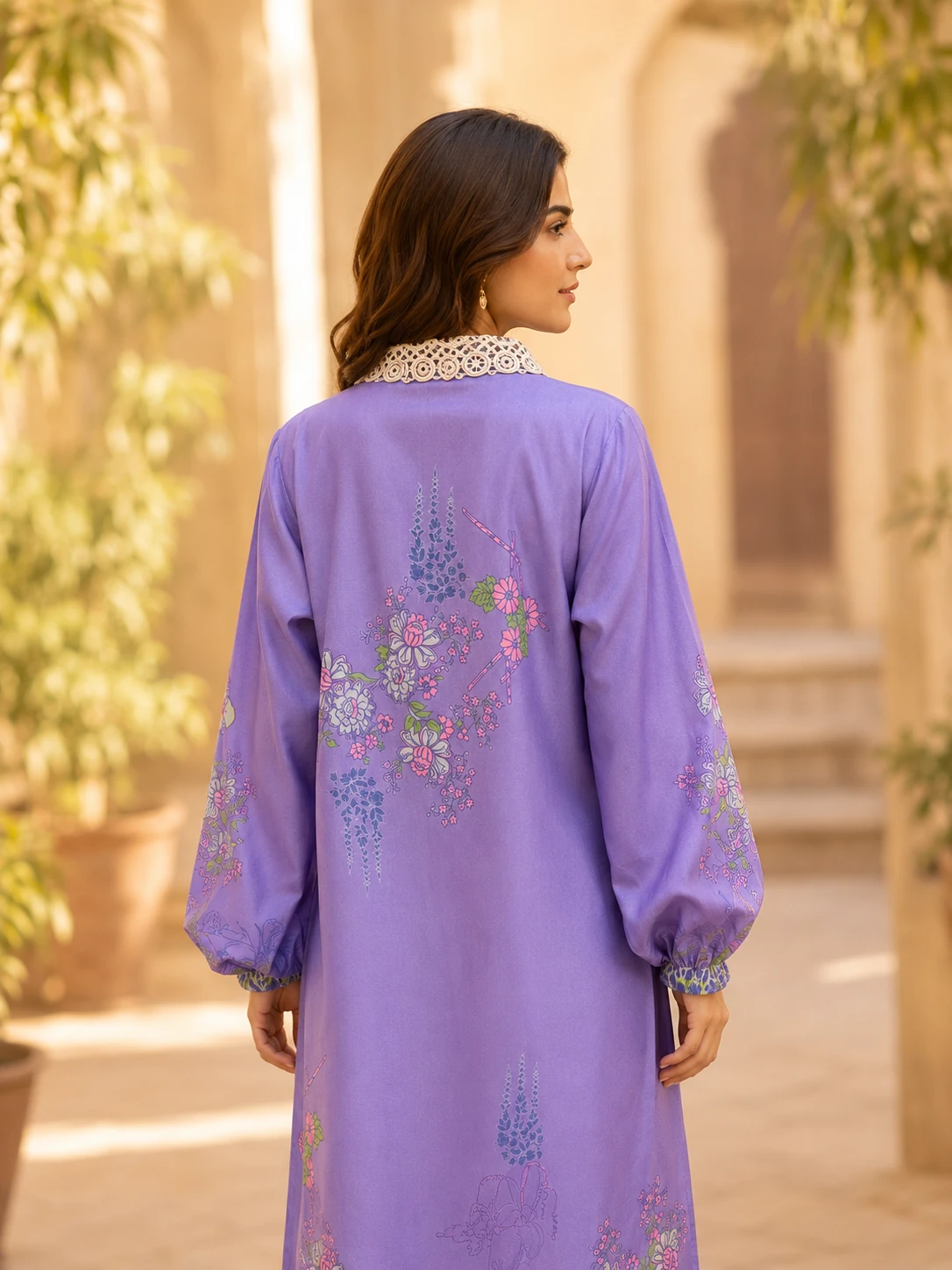 Wisteria Garden Co-ord Set detail 3